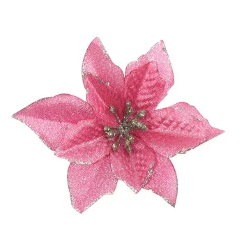 Artificial Fabric Flower Glitter Wedding Party Decor Christmas Xmas Tree Decoration Home Table Decor Рождественский Декор #BL5
Artificial Fabric Flower Glitter Wedding Party Decor Christmas Xmas Tree Decoration Home Table Decor Рождественский Декор #BL5