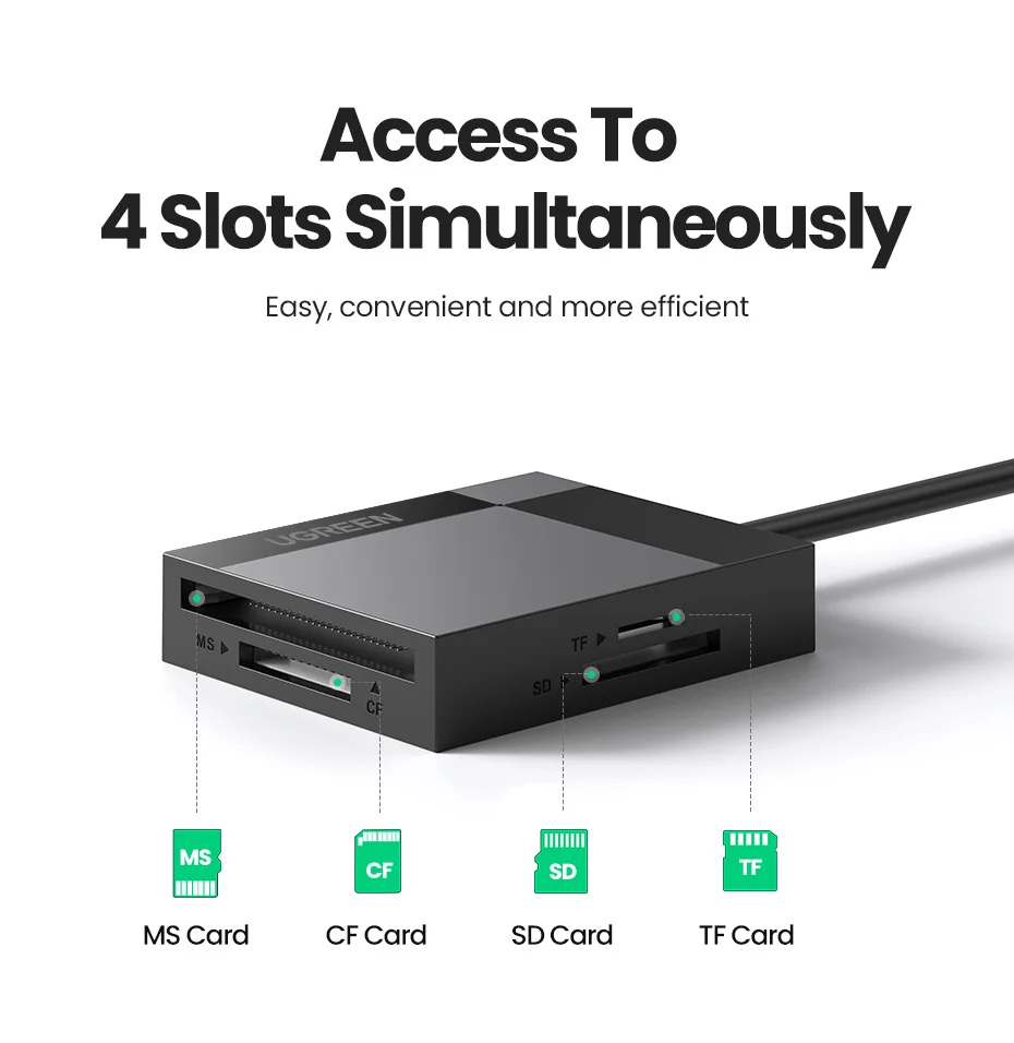 USB 3.0 All in One Card Reader