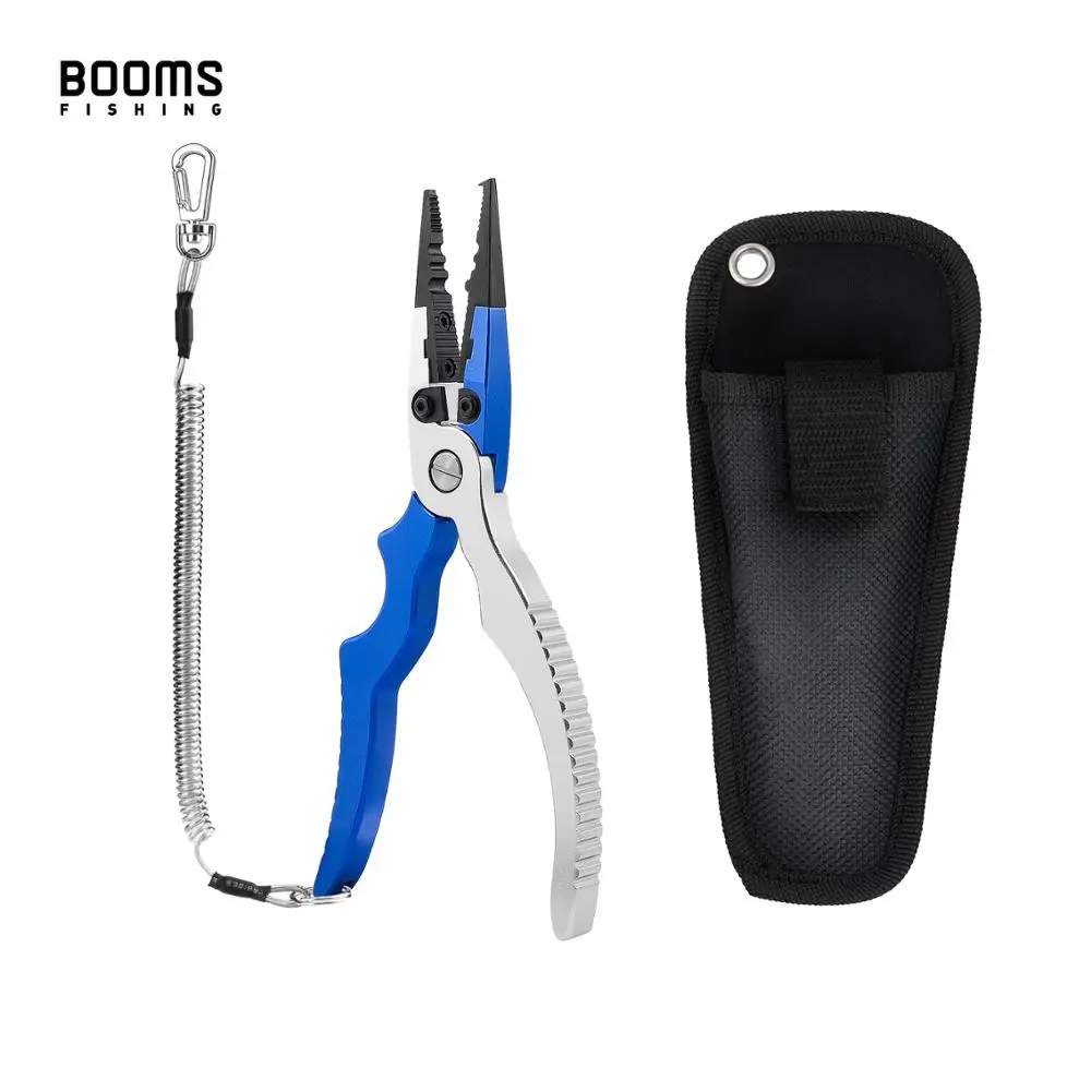 Booms Fishing X6 Aluminum Fishing Pliers Resistant Saltwater for Cutting Braid Line and Remove Hooks with Coiled Lanyard and Bel 
Booms Fishing X6 Aluminum Fishing Pliers Resistant Saltwater for Cutting Braid Line and Remove Hooks with Coiled Lanyard and Bel