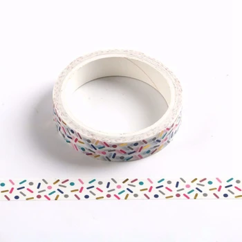 10PCS/lot Cute 10mm Color Candy gold foil Washi Tapes Paper for Scrapbooking Bullet journal Adhesive Masking Tapes Stationery
10PCS/lot Cute 10mm Color Candy gold foil Washi Tapes Paper for Scrapbooking Bullet journal Adhesive Masking Tapes Stationery