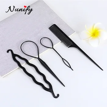 Nunify Hair Tools Professional Style Twister Snare Loop Tools Fashion Hair Tool 4Pcs Ponytail Creator Plastic Loop Styling Tools
Nunify Hair Tools Professional Style Twister Snare Loop Tools Fashion Hair Tool 4Pcs Ponytail Creator Plastic Loop Styling Tools