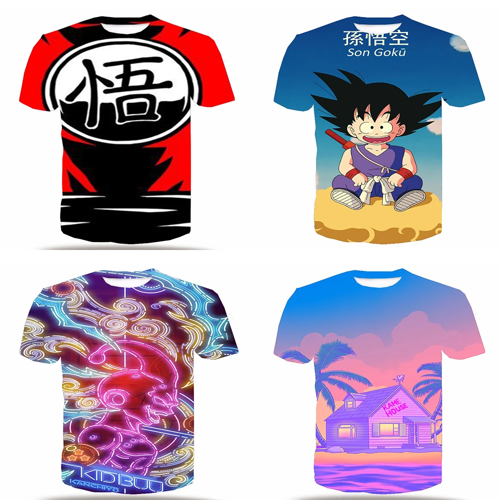 UNEY Dragon Ball 3D Print Short Sleeve Pullover Regular Fit T-Shirt Summer New Unisex Creative Short Sleeve Goku Top Tees
UNEY Dragon Ball 3D Print Short Sleeve Pullover Regular Fit T-Shirt Summer New Unisex Creative Short Sleeve Goku Top Tees