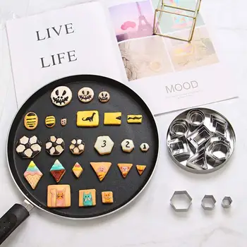 4/6/8/24Pcs Stainless Steel Mini Cookie Cutter Mold Cookie Cutter Baking Mold Cutter Tool Christmas Pastry V8T1
4/6/8/24Pcs Stainless Steel Mini Cookie Cutter Mold Cookie Cutter Baking Mold Cutter Tool Christmas Pastry V8T1