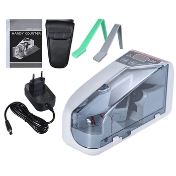 Mini Money Currency Counting Machine Handy Bill Cash Banknote Counter Money Ac or Battery Powered for Fake Money Dollar Eu Plug
Mini Money Currency Counting Machine Handy Bill Cash Banknote Counter Money Ac or Battery Powered for Fake Money Dollar Eu Plug