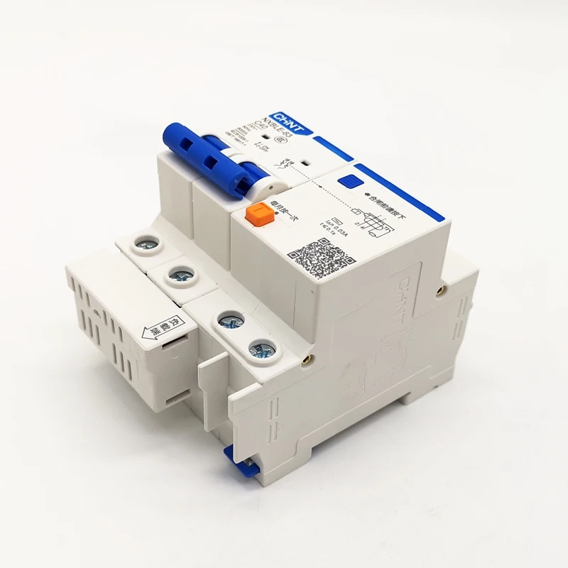 Китайский автоматический выключатель NXBLE 63 RCBO 2P 6A 10A 16A 20A 25A 32A 40A 50A 63A 30mA 6KA с