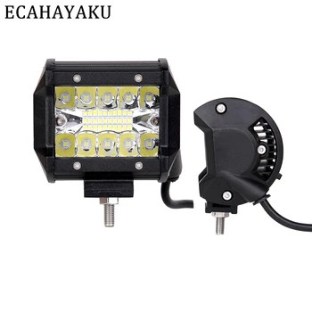 2Pcs ECAHAYAKU 4 inch LED light bar 60W Spot 6000K white Waterproof Led Work Light for Off-road Trucks SUV Jeep 4WD Boat 12V 24V
2Pcs ECAHAYAKU 4 inch LED light bar 60W Spot 6000K white Waterproof Led Work Light for Off-road Trucks SUV Jeep 4WD Boat 12V 24V