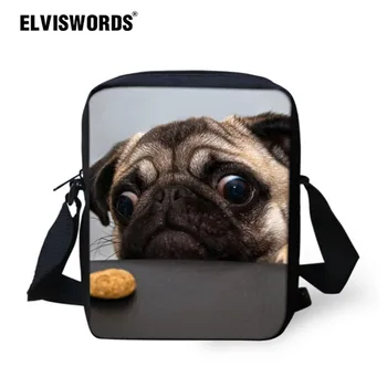 ELVISWORDS Cute Messenger Bags Women Mini Bags 3D Pug Print Children Shoulder Bag Dog Pattern Crossbody Spain Bag Small for Girl
ELVISWORDS Cute Messenger Bags Women Mini Bags 3D Pug Print Children Shoulder Bag Dog Pattern Crossbody Spain Bag Small for Girl