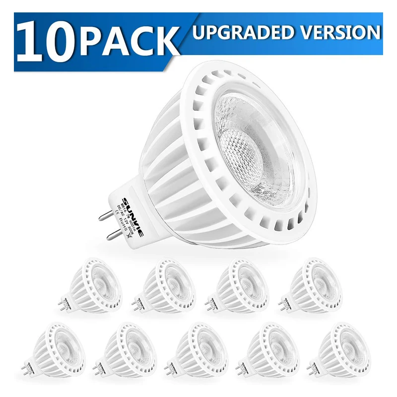 MR16 LED Bulb Dimmable Light 50W Halogen Equivalent 7w 3000K Warm White AC/DC 12V Spotlight Bulb for Outdoor Landscape Indoor Fl
MR16 LED Bulb Dimmable Light 50W Halogen Equivalent 7w 3000K Warm White AC/DC 12V Spotlight Bulb for Outdoor Landscape Indoor Fl