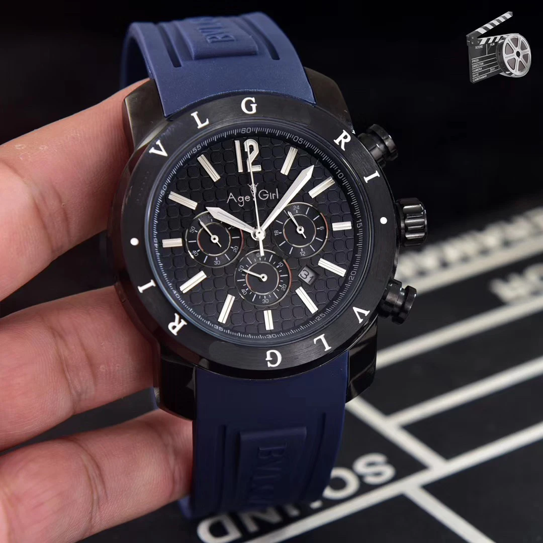 Luxury Brand New Men Full Black Case Daydate Date Stainless Steel Japanese Quartz Chronograph Sapphire Glass Watches Blue AAA+
Luxury Brand New Men Full Black Case Daydate Date Stainless Steel Japanese Quartz Chronograph Sapphire Glass Watches Blue AAA+
