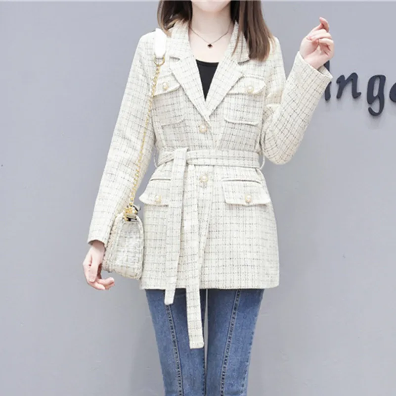 Debutante Graceful Suit 2019 Autumn And Winter Online Celebrity Mid-length Lace-up French Tweed Plaid Suit Jacket Women's
Debutante Graceful Suit 2019 Autumn And Winter Online Celebrity Mid-length Lace-up French Tweed Plaid Suit Jacket Women's