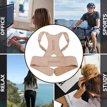 Women Men Posture Corrector Belt Brace Shoulder Back Dropshipping Braces Belt Posture Shoulder Belt Supports Unisex Support Y0F3
Women Men Posture Corrector Belt Brace Shoulder Back Dropshipping Braces Belt Posture Shoulder Belt Supports Unisex Support Y0F3