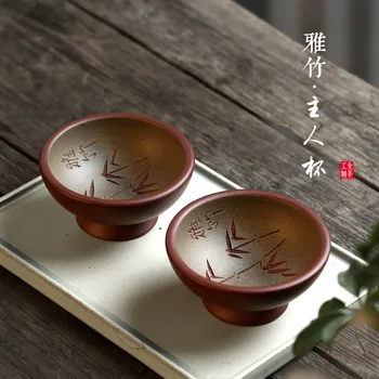 】 yixing undressed ore handmade purple sand cup mouth purple clay double color lettering and bamboo masters cup 70 cc
】 yixing undressed ore handmade purple sand cup mouth purple clay double color lettering and bamboo masters cup 70 cc