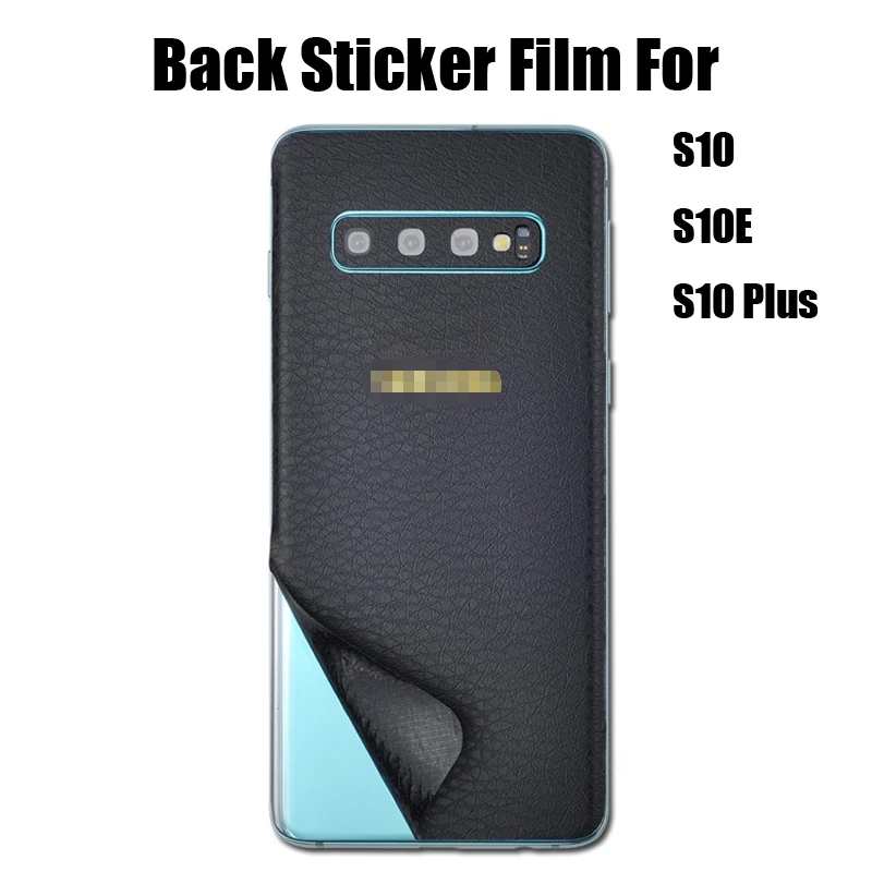 Leather Sticker Skin Pattern For Samsung S10 S10E Plus Ice Film Thin Screen Protector Protective Cover Sticker Easy Back Film
Leather Sticker Skin Pattern For Samsung S10 S10E Plus Ice Film Thin Screen Protector Protective Cover Sticker Easy Back Film