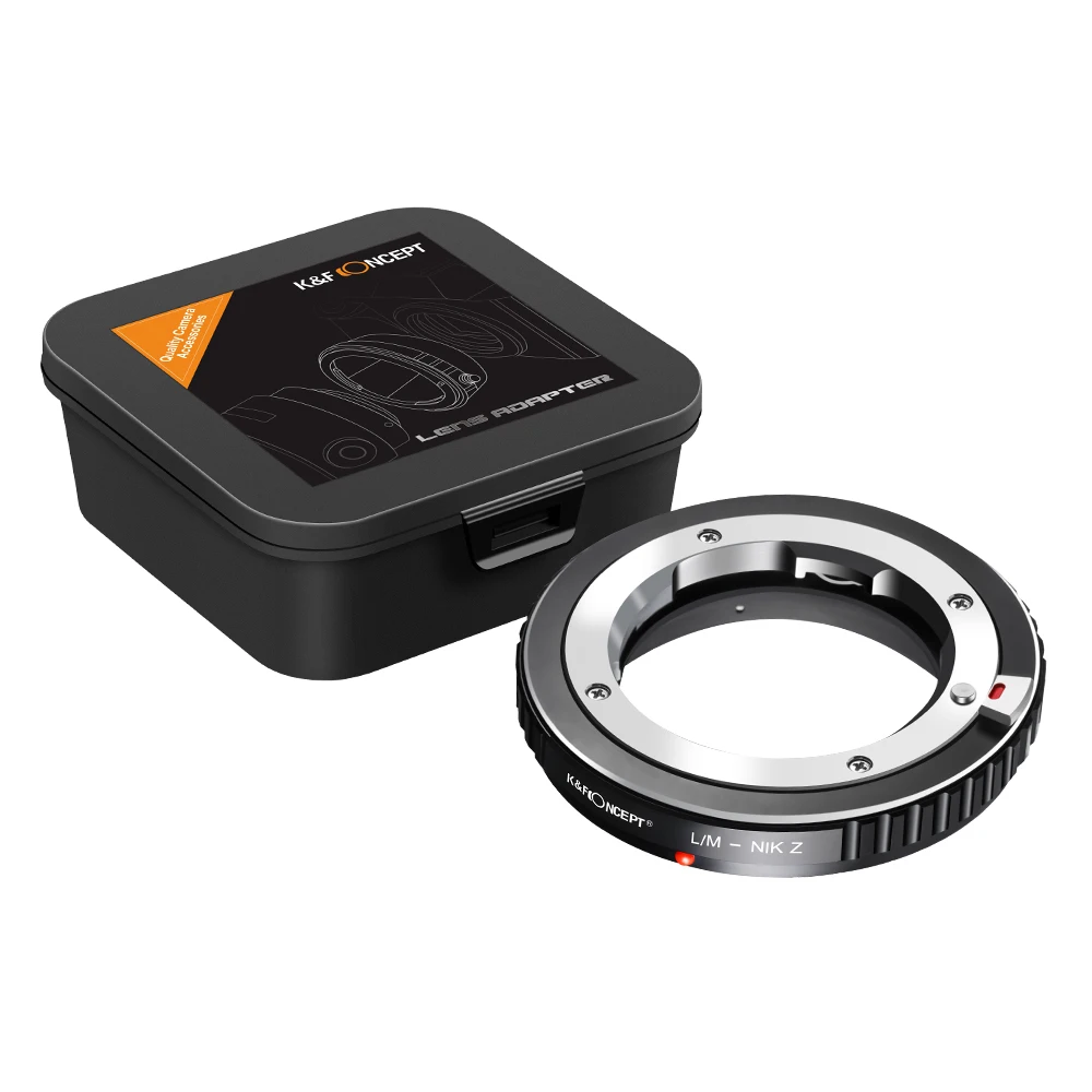 Адаптер крепления объектива K & F Concept L/M-Nikon Z для беззеркальной камеры Leica M LM L/M
Адаптер крепления объектива K & F Concept L/M-Nikon Z для беззеркальной камеры Leica M LM L/M