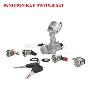 1 Set Switches Car Start Switch Kits New Ignition Barrel Door Lock + SWITCH + Barn Lock For Nissan For Patrol GQ Y60 1988-1998