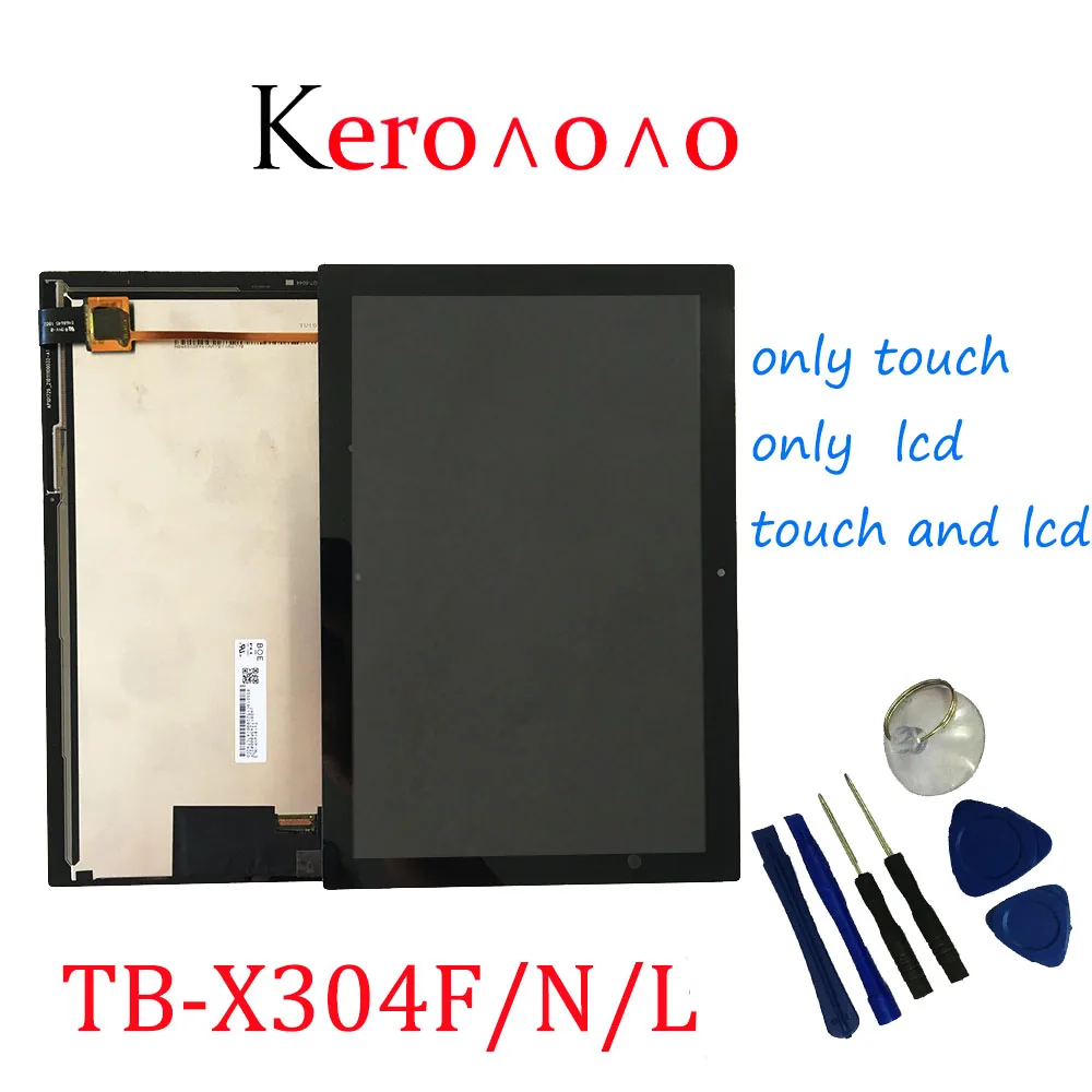 ЖК дисплей 10 1 дюйма для Lenovo Tab 4 X304 304 ТБ X304L TB X304F X304N сенсорный экран с цифровым
