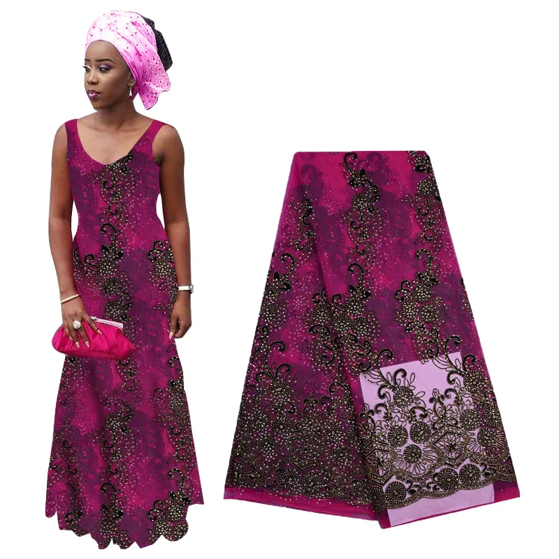 2019 Luxury Lace Fabric Heavy Beaded Embroidered African French Tulle Lace Fabric High Quality Nigerian Lace For Woman Dress
2019 Luxury Lace Fabric Heavy Beaded Embroidered African French Tulle Lace Fabric High Quality Nigerian Lace For Woman Dress
