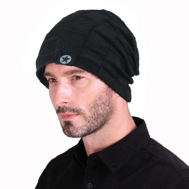 YRRETY Mens Hat Winter Skullies Knitted Wool Hat Plus Velvet Five-pointed Star Hip Hop Cap Thicker Bonnet Beanies For Unisex
YRRETY Mens Hat Winter Skullies Knitted Wool Hat Plus Velvet Five-pointed Star Hip Hop Cap Thicker Bonnet Beanies For Unisex