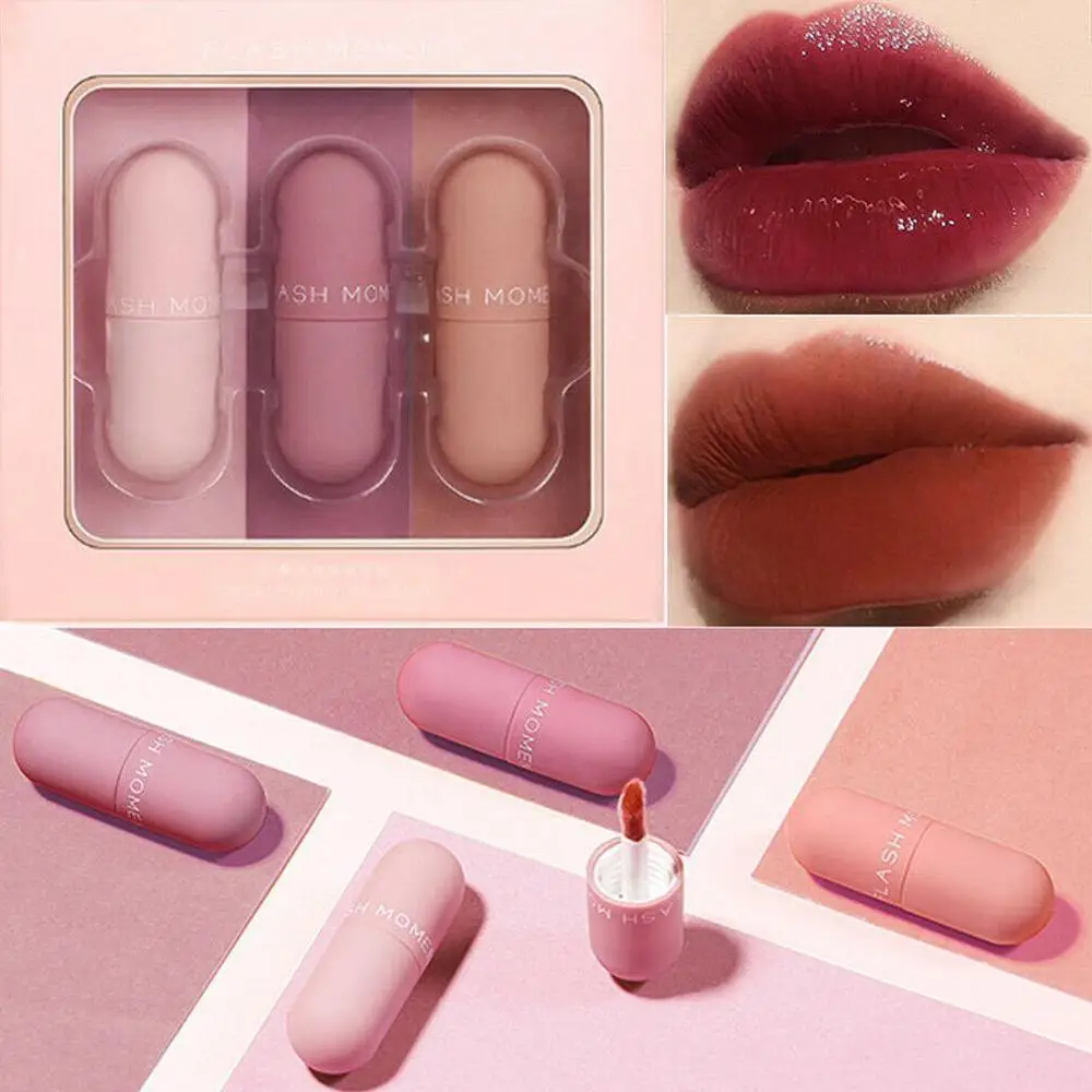 3 Color/Set Hot Lip Gloss Makeup Liquid Lipstick Mirror Tint Lip Lasting Moisturizing Non-stick Cup Red Glaze Lipgloss Surf X6L0
3 Color/Set Hot Lip Gloss Makeup Liquid Lipstick Mirror Tint Lip Lasting Moisturizing Non-stick Cup Red Glaze Lipgloss Surf X6L0