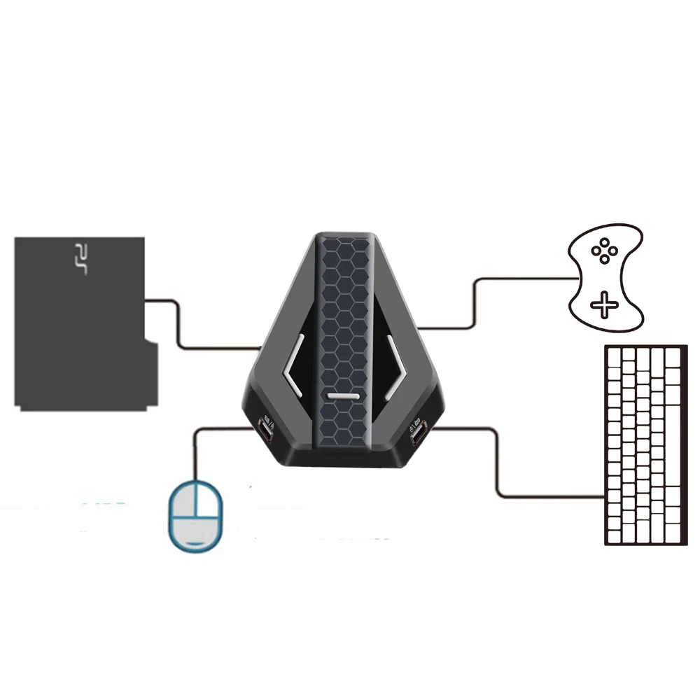 FPS Shooting Game Keyboard Mouse Converter For Xbox 360/One For PS4/PS3 For Switch Game Console Convert Gamepad to Keyboad Mouse
FPS Shooting Game Keyboard Mouse Converter For Xbox 360/One For PS4/PS3 For Switch Game Console Convert Gamepad to Keyboad Mouse