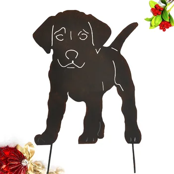 1pc Decorative Garden Plug-in Decor Rust Puppy Receptacle Stylish Metal Flower Receptacle for Lawn Garden 
1pc Decorative Garden Plug-in Decor Rust Puppy Receptacle Stylish Metal Flower Receptacle for Lawn Garden