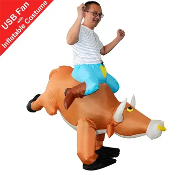 ZISUEX Ride on Cattle Inflatable Costume OX Blow Up Suit Party Cosplay Halloween Costume Bull Jumpsuit
ZISUEX Ride on Cattle Inflatable Costume OX Blow Up Suit Party Cosplay Halloween Costume Bull Jumpsuit