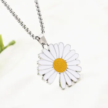 Simple Daisy Pendants Necklaces Women Man Charm Collar Jewelry Fashion Korean Design Romantic Choker Bijoux Fine Gifts
Simple Daisy Pendants Necklaces Women Man Charm Collar Jewelry Fashion Korean Design Romantic Choker Bijoux Fine Gifts