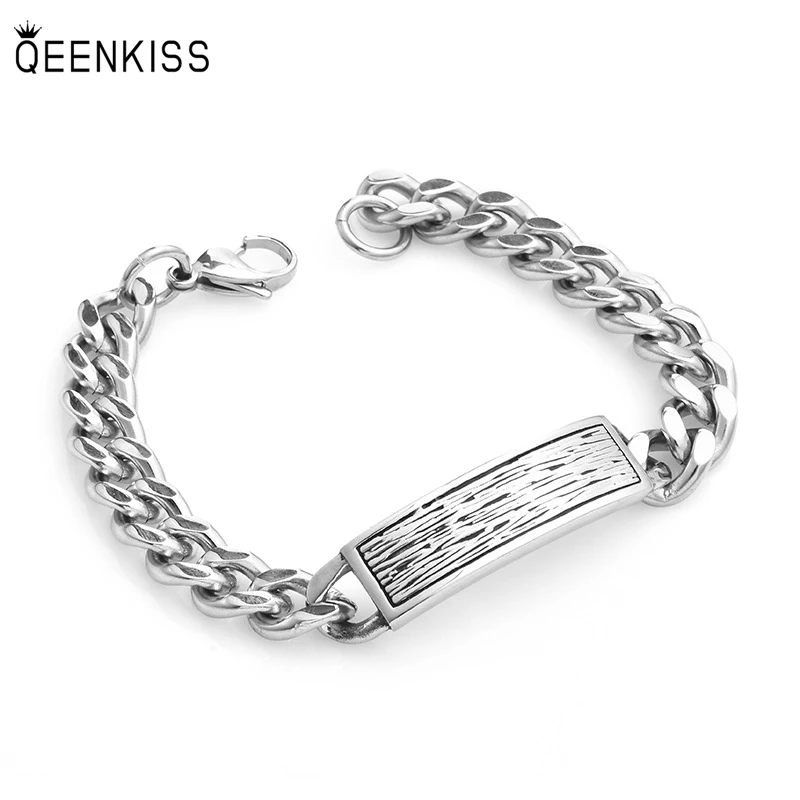 QEENKISS BT827 Fine Jewelry Wholesale Fashion Woman Men Birthday Wedding Gift Hiphop Square Creative Titanium Steel Bracelet
QEENKISS BT827 Fine Jewelry Wholesale Fashion Woman Men Birthday Wedding Gift Hiphop Square Creative Titanium Steel Bracelet