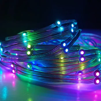 Garland on the window WS2812B Pre-Soldered Leds LED Module String Nodes 12cm Wire soldering Tape Matrix Christmas tree Lighting
Garland on the window WS2812B Pre-Soldered Leds LED Module String Nodes 12cm Wire soldering Tape Matrix Christmas tree Lighting