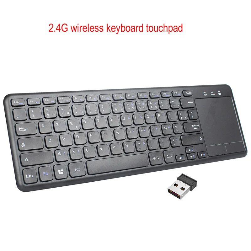 L200 French Keyboard Computer Accessories 2.4G Wireless Keyboard With Touch Pad for Android TV Notebook PC Computer
L200 French Keyboard Computer Accessories 2.4G Wireless Keyboard With Touch Pad for Android TV Notebook PC Computer