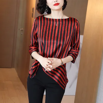 Europe New Women's Summer High Fashion O Neck Half Sleeve Striped Asymmetrical Hot T Shirt Tops Female Casual Personality Shirts
Europe New Women's Summer High Fashion O Neck Half Sleeve Striped Asymmetrical Hot T Shirt Tops Female Casual Personality Shirts