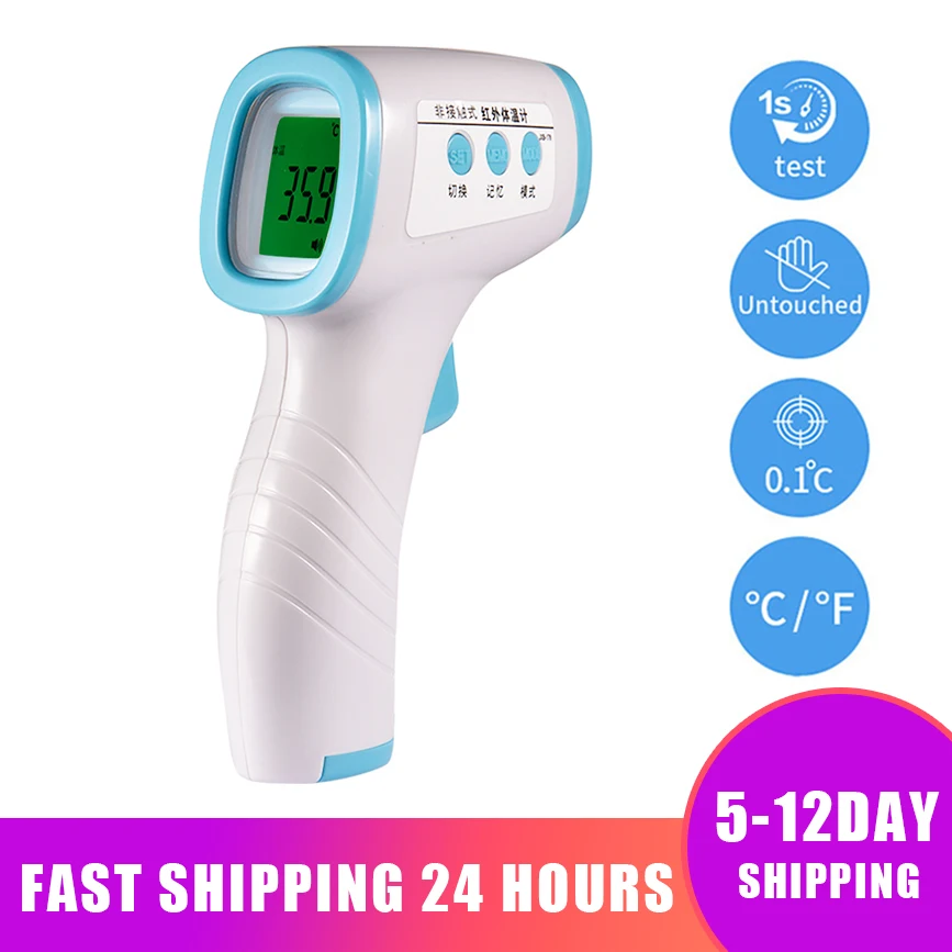 Free standard Fast delivery LCD Digital Backlight Infrared Thermometer Non-contact Baby Adult Forehead Thermometer Gun In Stock
Free standard Fast delivery LCD Digital Backlight Infrared Thermometer Non-contact Baby Adult Forehead Thermometer Gun In Stock