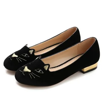 INS Cute Cat Design Women Flats 2019 Round Toe Flat Shoes Woman Loafers Black Blue Zapatillas Mujer Slip On Casual Ladies Shoes
INS Cute Cat Design Women Flats 2019 Round Toe Flat Shoes Woman Loafers Black Blue Zapatillas Mujer Slip On Casual Ladies Shoes