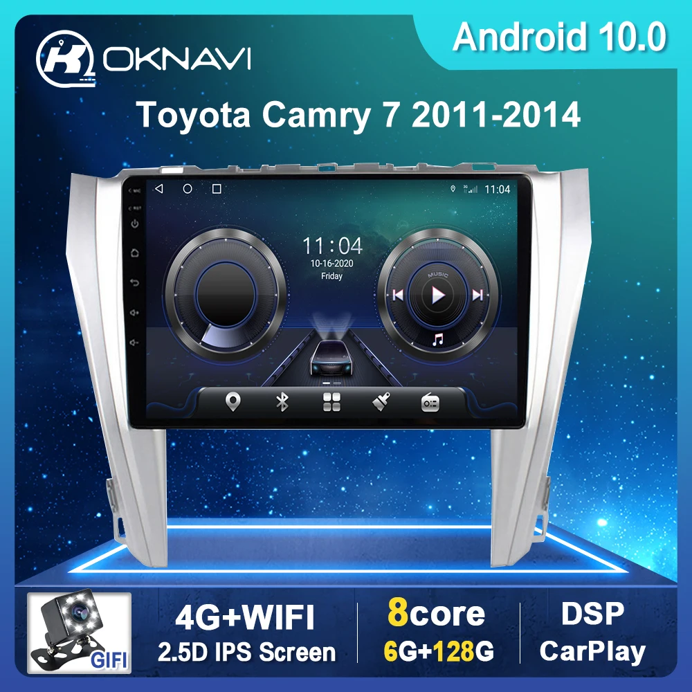 Android 10 Car Multimedia Player For Toyota Camry 7 XV 50 55 2014-2017 GPS Navigation DSP Carplay Camera Radio No CD DVD Player
Android 10 Car Multimedia Player For Toyota Camry 7 XV 50 55 2014-2017 GPS Navigation DSP Carplay Camera Radio No CD DVD Player