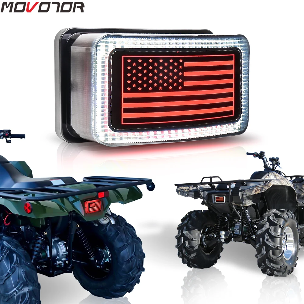 MOVOTOR ATV Tail Light YFM OEM Tail Light with DRL Brake Light Smoke Lens for Kodiak Grizzly ATV UTV 350 400 450 660 250 4x4
MOVOTOR ATV Tail Light YFM OEM Tail Light with DRL Brake Light Smoke Lens for Kodiak Grizzly ATV UTV 350 400 450 660 250 4x4