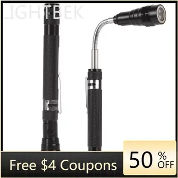 3 LED Telescopic LED Flashlight Hose Lamp Picker Tool Mini Flashlight With Flexible Neck + Magnetic Head + Telescopic Body
3 LED Telescopic LED Flashlight Hose Lamp Picker Tool Mini Flashlight With Flexible Neck + Magnetic Head + Telescopic Body