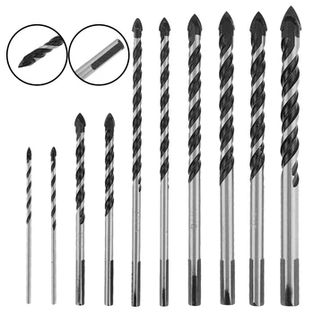 10PCS Carbide 1/8 1/4 5/16 3/8 1/2 Inch Tips Masonry Drill Bits Twist Drill Set for Tile Brick Cement Concrete Easily Drill
10PCS Carbide 1/8 1/4 5/16 3/8 1/2 Inch Tips Masonry Drill Bits Twist Drill Set for Tile Brick Cement Concrete Easily Drill
