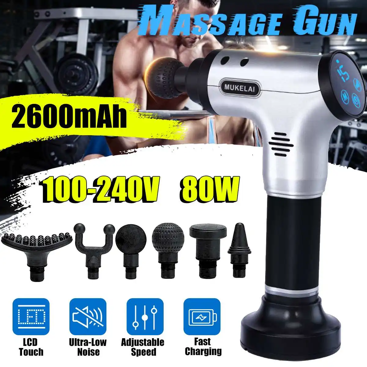 Tissue Massage Gun Muscle Massage Management after Training Exercising Body Relaxation Slimming Shaping Pain Relief With 4 Heads
Tissue Massage Gun Muscle Massage Management after Training Exercising Body Relaxation Slimming Shaping Pain Relief With 4 Heads