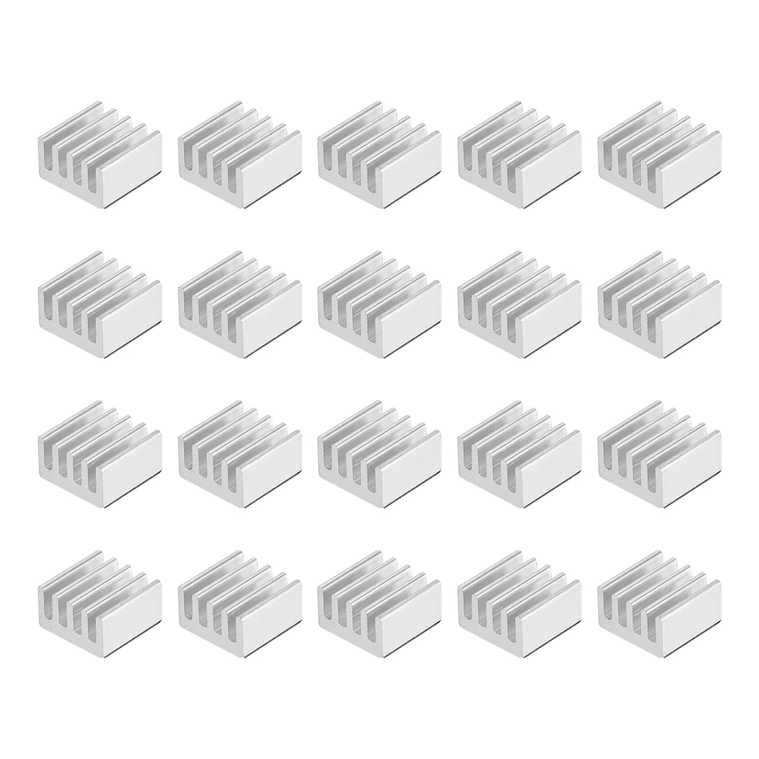 Uxcell 5x9x9mm Black Aluminum Heatsink Self Adhesive Pad Cooler for Cooling 3D Printers 20Pcs
Uxcell 5x9x9mm Black Aluminum Heatsink Self Adhesive Pad Cooler for Cooling 3D Printers 20Pcs