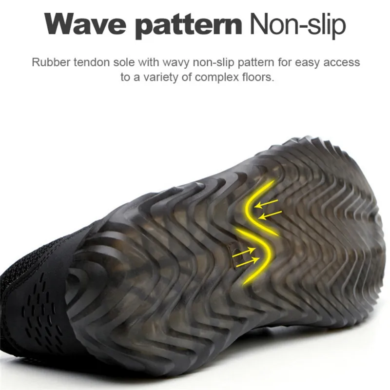 Best! Protective Shoes Fiber Material Midsole Anti-smashing Steel Head Woven Sports Hiking Shoes Anti-smashing Stab Casual Safe
Best! Protective Shoes Fiber Material Midsole Anti-smashing Steel Head Woven Sports Hiking Shoes Anti-smashing Stab Casual Safe