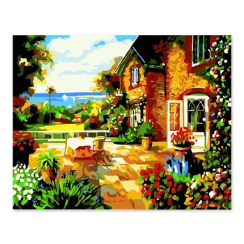 

painting by numbers art paint by number Digital painting of famous paintings of their own DIY handmade Thomas scenic spot