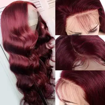 Swiss Lace Front Synthetic Wig Deep Wave Average Cap Size Heat Resistant Hair Wine Red Pre Plucked Wig Bleached Knots For Women
Swiss Lace Front Synthetic Wig Deep Wave Average Cap Size Heat Resistant Hair Wine Red Pre Plucked Wig Bleached Knots For Women