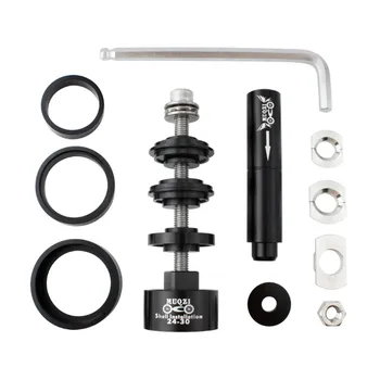 Bicycle Tools Alloy Bearing Pressure Bicycle Axle Center Pressure-In Axle Static Installation Disassembly Repairing Tool
Bicycle Tools Alloy Bearing Pressure Bicycle Axle Center Pressure-In Axle Static Installation Disassembly Repairing Tool