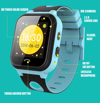 S18A Children Smart Watch LBS Tracker Waterproof Fitness Sport Watch SOS Emergency Call Camara Multifunctions Watch for Kid
S18A Children Smart Watch LBS Tracker Waterproof Fitness Sport Watch SOS Emergency Call Camara Multifunctions Watch for Kid