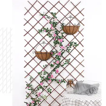 Wooden Fence Durable Retractable Plant Climbing Frame Trellis Flower Decoration Stand Garden Balcony Vine Frame Decorations
Wooden Fence Durable Retractable Plant Climbing Frame Trellis Flower Decoration Stand Garden Balcony Vine Frame Decorations