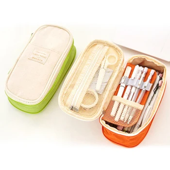 Canvas Pencil Case Extensible Travel Cosmetic Bag Big Capacity Makeup Organizer Pouch Toiletry Storage Bags Pencilcase Pen Case
Canvas Pencil Case Extensible Travel Cosmetic Bag Big Capacity Makeup Organizer Pouch Toiletry Storage Bags Pencilcase Pen Case