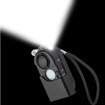 120dB Camping Alarm PIR Infrared Motion Detector Personal Alarm Keychain LED Light Flashlight Vocation Alarm
120dB Camping Alarm PIR Infrared Motion Detector Personal Alarm Keychain LED Light Flashlight Vocation Alarm