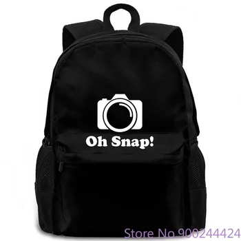 Oh Snap! Photographer Holiday Geek Camera Ladies New Brand Harajuku women men backpack laptop travel school adult
Oh Snap! Photographer Holiday Geek Camera Ladies New Brand Harajuku women men backpack laptop travel school adult