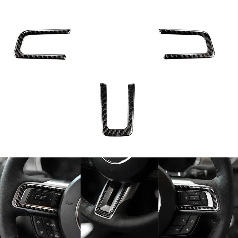 Car Carbon Fiber Steering Wheel Sticker Decoration Cover Anti Scratch For Ford Mustang 2015 2016 2017 Auto Styling Accessories
Car Carbon Fiber Steering Wheel Sticker Decoration Cover Anti Scratch For Ford Mustang 2015 2016 2017 Auto Styling Accessories