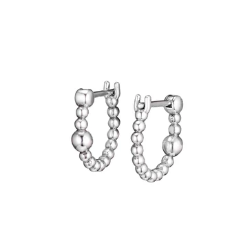 CKK Hoop Earrings Silver 925 Sterling Jewelry String of Beads Earrings for Women Gift free shipping E146
CKK Hoop Earrings Silver 925 Sterling Jewelry String of Beads Earrings for Women Gift free shipping E146